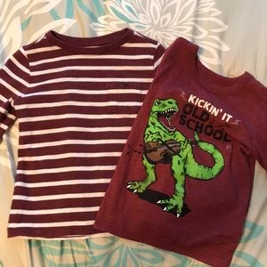 Set of Toddler Boys Long Sleeve Tees
